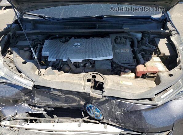 JTDKARFUXG3009964 2016 TOYOTA PRIUS Угольный Вид задней части салона