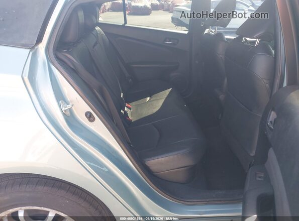 JTDKARFUXG3502186 2016 TOYOTA PRIUS Teal VIN კოდის სტიკერის ხედი