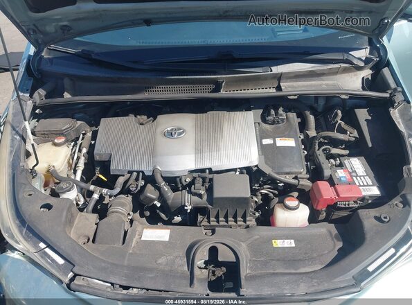 JTDKARFUXG3502186 2016 TOYOTA PRIUS Teal უკანა ხედი