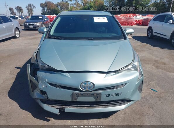 JTDKARFUXG3502186 2016 TOYOTA PRIUS Teal ხელსაწყოთა პანელის ხედი