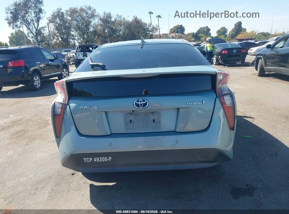 JTDKARFUXG3502186 2016 TOYOTA PRIUS Teal 