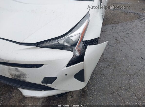 JTDKARFUXH3044019 2017 TOYOTA PRIUS White Widok z przodu