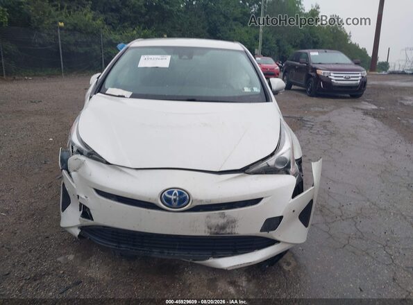 JTDKARFUXH3044019 2017 TOYOTA PRIUS White Widok wnętrza z tyłu