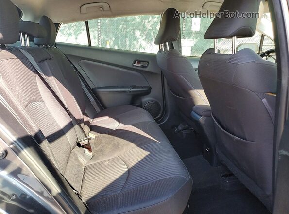 JTDKARFUXH3535903 2017 TOYOTA PRIUS Gray უკანა სავარძლების ხედი