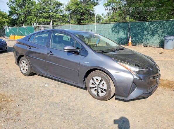 JTDKARFUXH3535903 2017 TOYOTA PRIUS Gray წინა მარჯვენა
