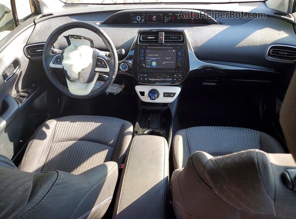 JTDKARFUXH3535903 2017 TOYOTA PRIUS Gray წინა პანელის ხედი