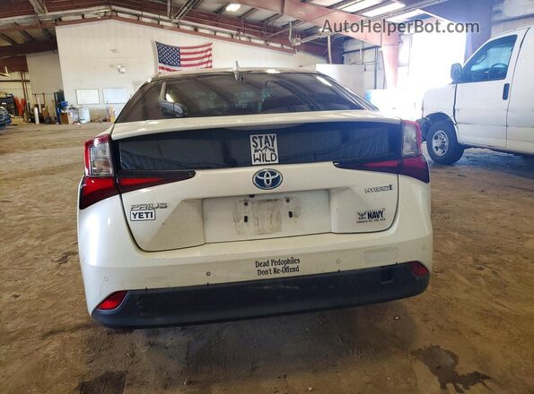 JTDKARFUXK3085239 2019 TOYOTA PRIUS White Rear view