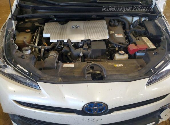 JTDKARFUXK3085239 2019 TOYOTA PRIUS White Rear interior view