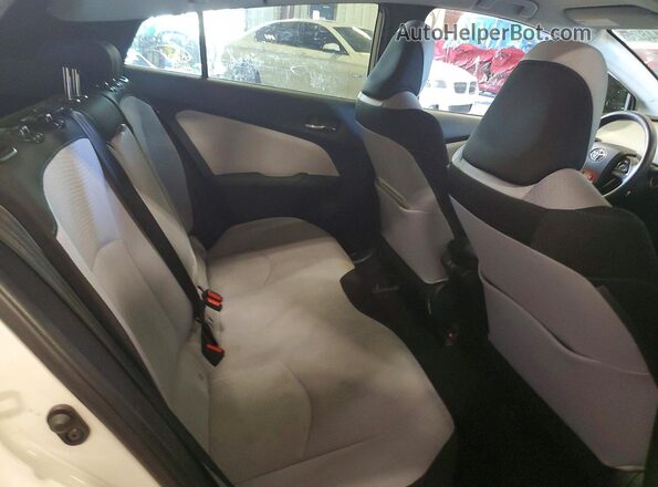 JTDKARFUXK3085239 2019 TOYOTA PRIUS White Rear seats view