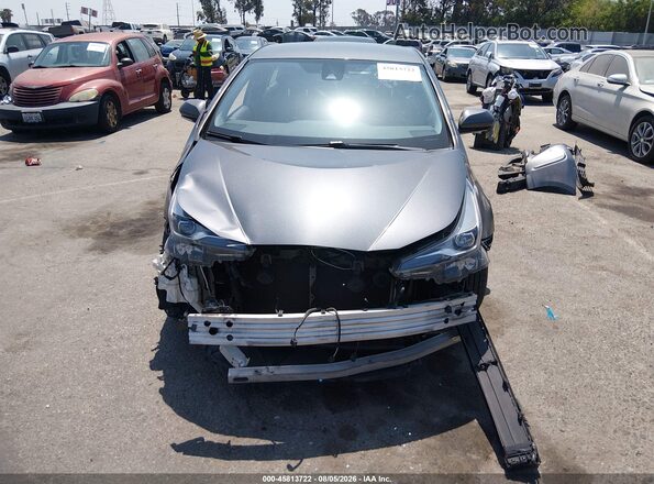 JTDKARFUXL3112943 2020 TOYOTA PRIUS Gray Rear interior view