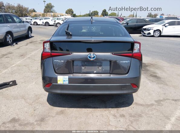 JTDKARFUXL3112943 2020 TOYOTA PRIUS Gray 
