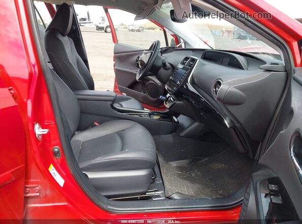 JTDKARFUXL3117592 2020 TOYOTA PRIUS Red Vista interior delantera
