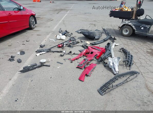 JTDKARFUXL3117592 2020 TOYOTA PRIUS Red Vista del cuadro de instrumentos