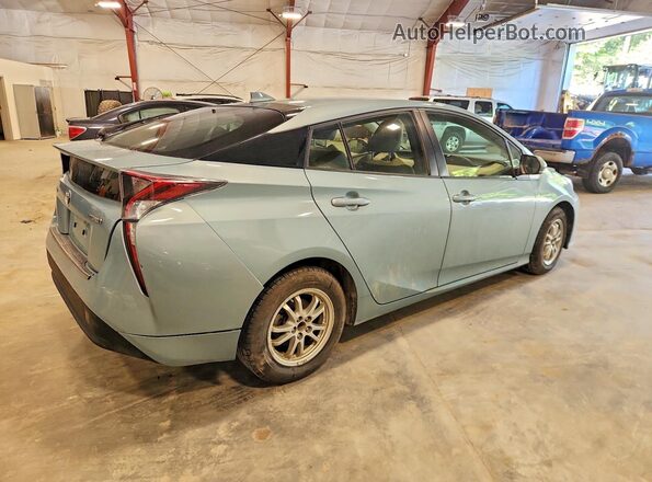 JTDKBRFU2G3017568 2016 TOYOTA PRIUS Green Rear right
