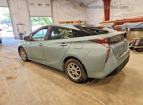 JTDKBRFU2G3017568 2016 TOYOTA PRIUS Green Rear left
