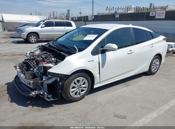 JTDKBRFU7G3512557 2016 TOYOTA PRIUS Белый Передняя левая четверть