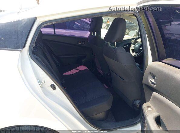 JTDKBRFU7G3512557 2016 TOYOTA PRIUS Белый Вид наклейки с VIN-кодом