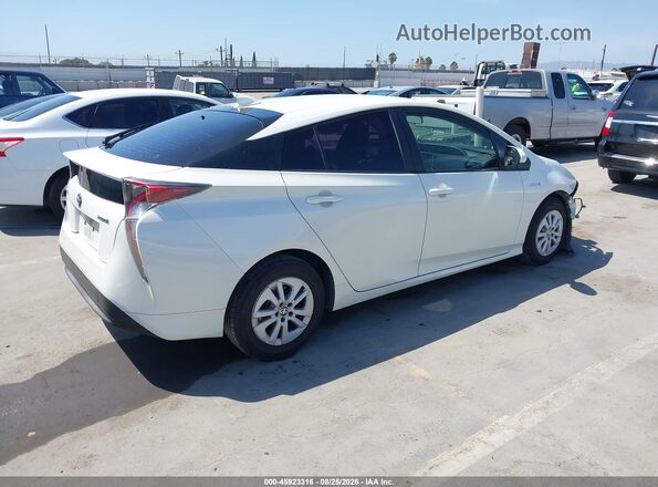 JTDKBRFU7G3512557 2016 TOYOTA PRIUS Белый Задняя правая четверть