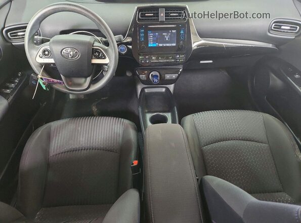 JTDKBRFU8G3529951 2016 TOYOTA PRIUS Blue Вид панелі приладів