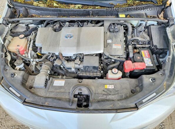 JTDKBRFUXH3045202 2017 TOYOTA PRIUS White Vista interior trasera