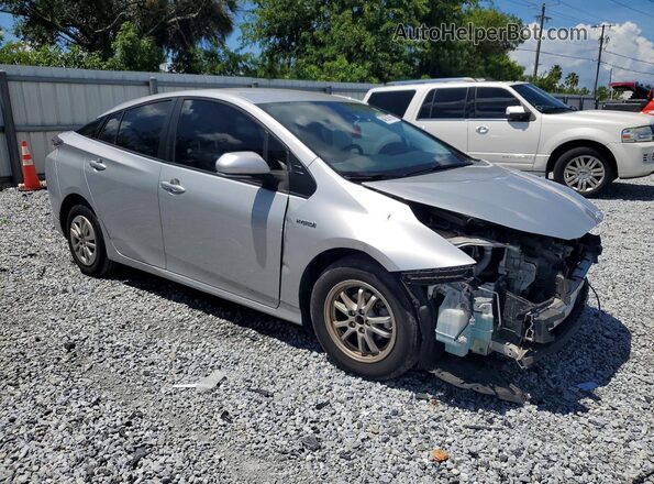 JTDKBRFUXJ3072003 2018 TOYOTA PRIUS Silver Front right
