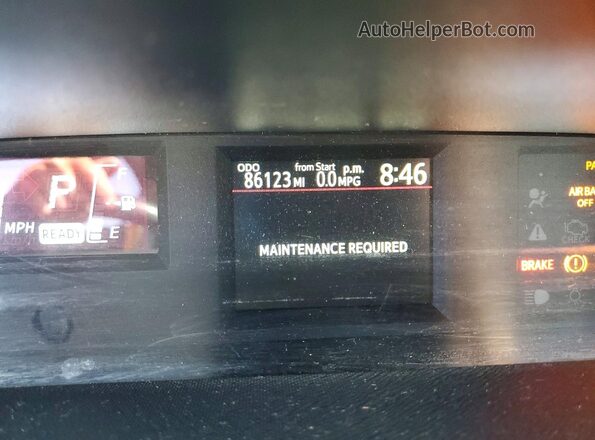 JTDKDTB3XG1116977 2016 TOYOTA PRIUS Black Vista del cuadro de instrumentos