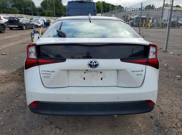 JTDL9MFU0M3029328 2021 TOYOTA PRIUS White Vista trasera