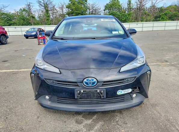 JTDL9MFU1M3027281 2021 TOYOTA PRIUS Black Front view