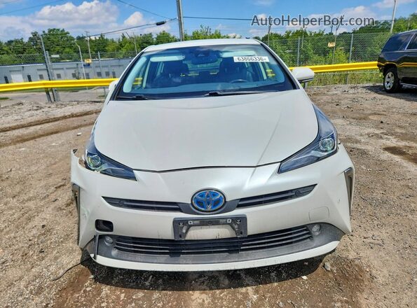 JTDL9MFU1M3028849 2021 TOYOTA PRIUS White Vista frontal