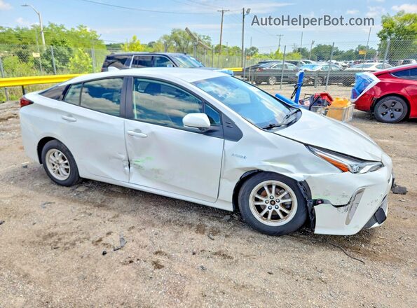 JTDL9MFU1M3028849 2021 TOYOTA PRIUS White Delantero derecho