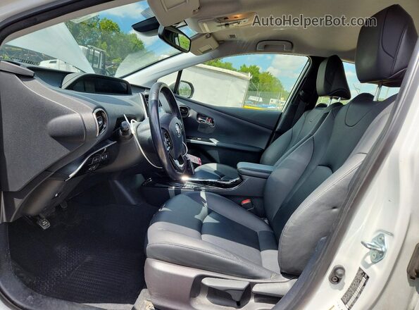 JTDL9MFU1M3028849 2021 TOYOTA PRIUS White Vista interior delantera