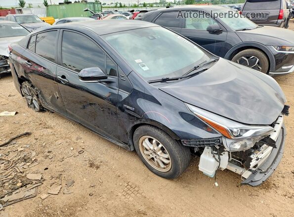 JTDL9MFU2M3026818 2021 TOYOTA PRIUS Black წინა მარჯვენა