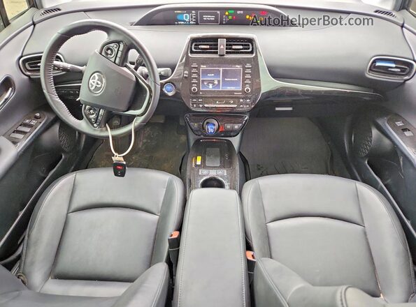 JTDL9MFU2M3026818 2021 TOYOTA PRIUS Black წინა პანელის ხედი