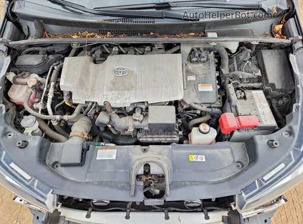 JTDL9MFU2M3026818 2021 TOYOTA PRIUS Black უკანა სალონის ხედი