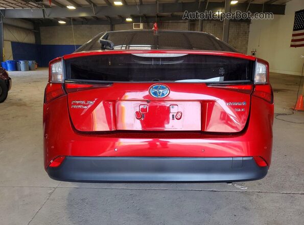 JTDL9MFU3N3033732 2022 TOYOTA PRIUS Red Հետևի տեսք
