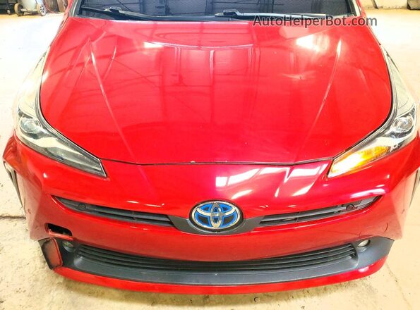 JTDL9MFU3N3033732 2022 TOYOTA PRIUS Red Սալոնի հետևի տեսք