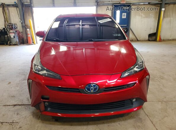 JTDL9MFU3N3033732 2022 TOYOTA PRIUS Red Դիմացի տեսք