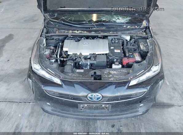 JTDL9MFU6M3026708 2021 TOYOTA PRIUS Black Rear view
