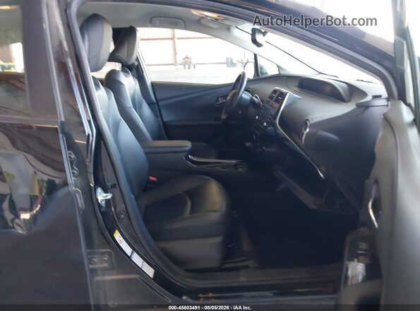 JTDL9MFU6M3026708 2021 TOYOTA PRIUS Black Front interior view