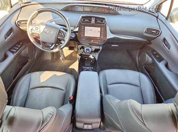 JTDL9MFUXN3034585 2022 TOYOTA PRIUS Gray Dashboard view