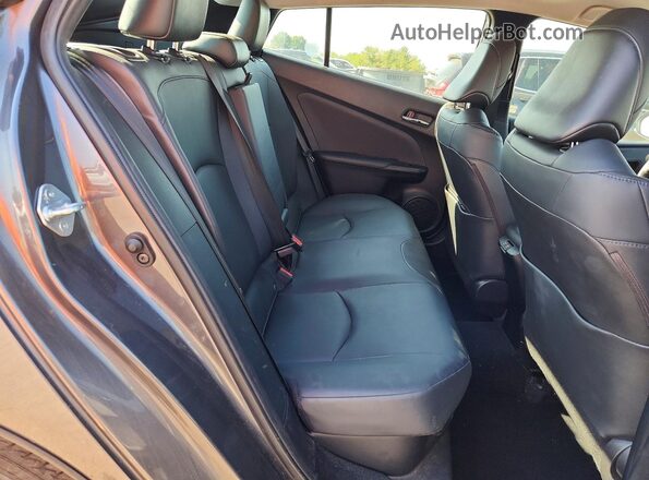 JTDL9MFUXN3034585 2022 TOYOTA PRIUS Gray Rear seats view