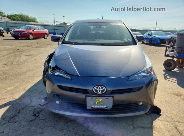 JTDL9MFUXN3034585 2022 TOYOTA PRIUS Gray Front view