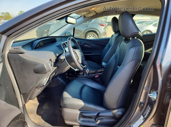 JTDL9MFUXN3034585 2022 TOYOTA PRIUS Gray Front interior view