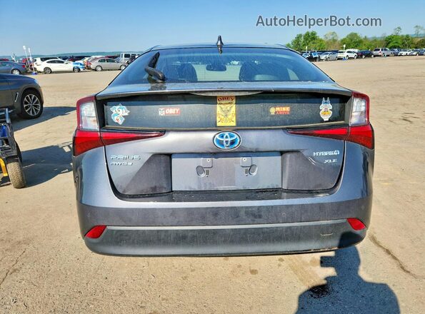 JTDL9MFUXN3034585 2022 TOYOTA PRIUS Gray Rear view