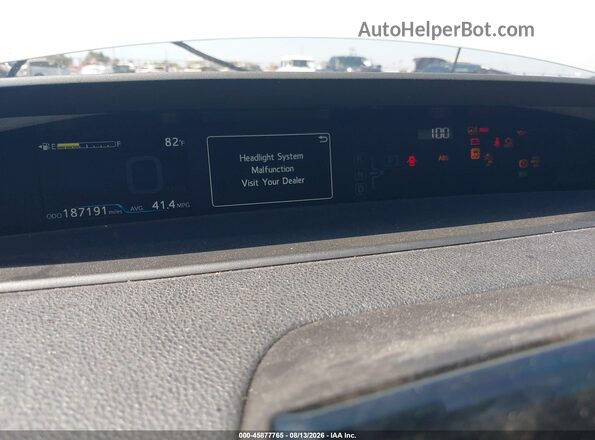 JTDL9RFU0K3011650 2019 TOYOTA PRIUS Белый Вид задних сидений