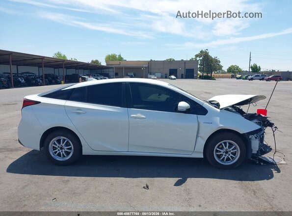 JTDL9RFU0K3011650 2019 TOYOTA PRIUS Белый Вид задней части салона