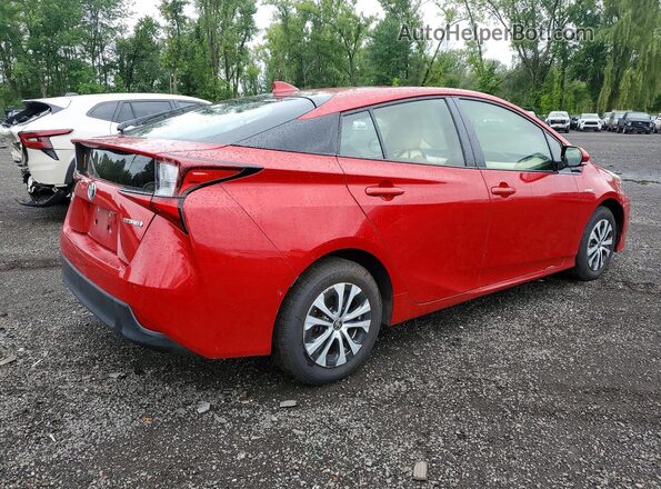 JTDL9RFU4K3006791 2019 TOYOTA PRIUS Red Trasero derecho