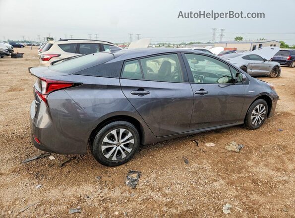 JTDL9RFU4L3013774 2020 TOYOTA PRIUS Gray Задня права чверть