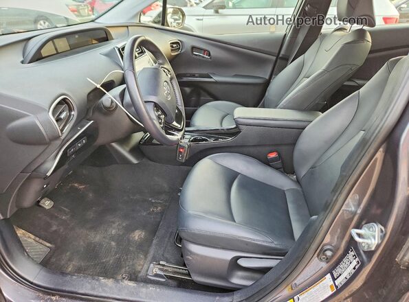 JTDL9RFU4L3013774 2020 TOYOTA PRIUS Gray Вид салону спереду