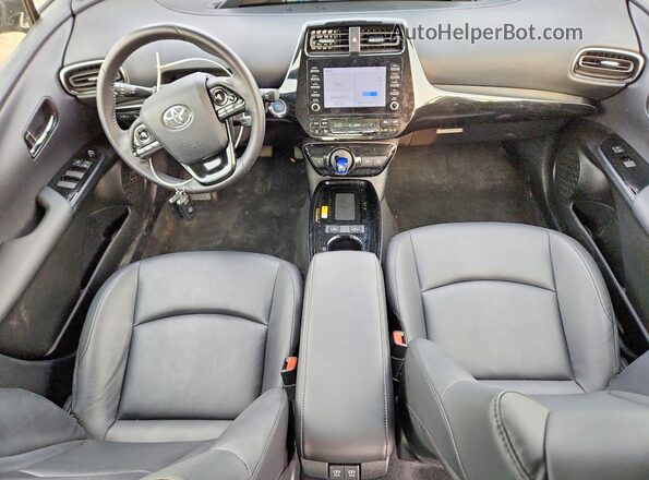 JTDL9RFU4L3013774 2020 TOYOTA PRIUS Gray Вид панелі приладів
